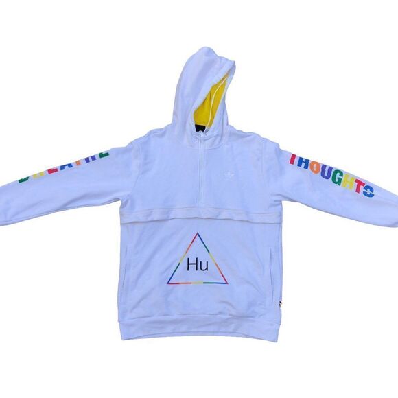 2019 Adidas X Pharrell 3-Stripes Sweatshirt White Medium - Picture 1 of 14
